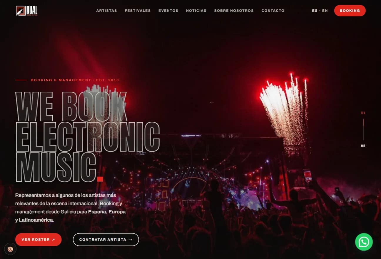 Web de Dual Booking