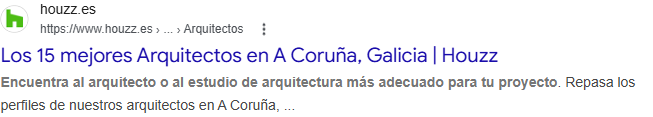 Los resultados orgánicos para estudios de arquitectura en A Coruña
